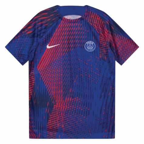 2022-2023 PSG Pre-Match Football Top (Blue) (IBRAHIMOVIC 10)