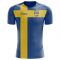 2025-2026 Sweden Flag Concept Football Shirt (Ibrahimovic 10)