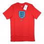 2022-2023 England World Cup Crest Tee (Red) - Kids (Saka 17)