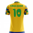 2025-2026 Brazil Home Concept Football Shirt (Ronaldinho 10)