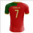 2025-2026 Portugal Flag Home Concept Football Shirt (Ronaldo 7) - Kids