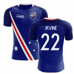 2025-2026 Australia Flag Away Concept Football Shirt (Irvine 22)