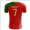 2025-2026 Portugal Flag Home Concept Football Shirt (Ronaldo 7) - Kids