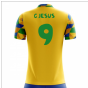2025-2026 Brazil Home Concept Football Shirt (G Jesus 9)